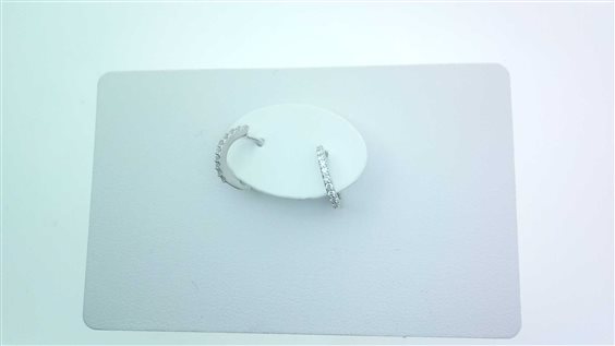 Orecchini Dalla Bona Donna Classic in Oro bianco Diamante 0.16 Ct SCATTINI DIA CT 0.16 - SCATTINI DIA CT 0.16